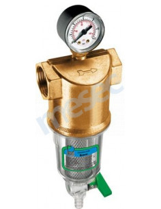 BRAVO, mehanski filter za vodo z manometrom, 1/2" / FT310