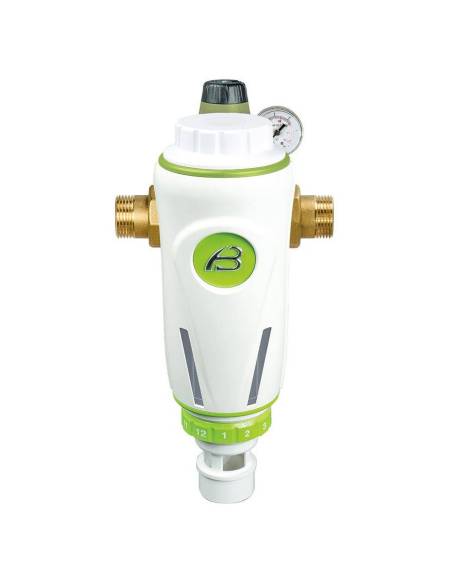 BravoFIL Plus, 1"1/4, ročni samočistilni vodni filter z regulatorjem tlaka / FT124