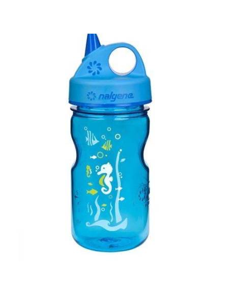 Nalgene 'Everyday' Grip-n-Gulp 0,35 L, plava s motivom morskog konjića