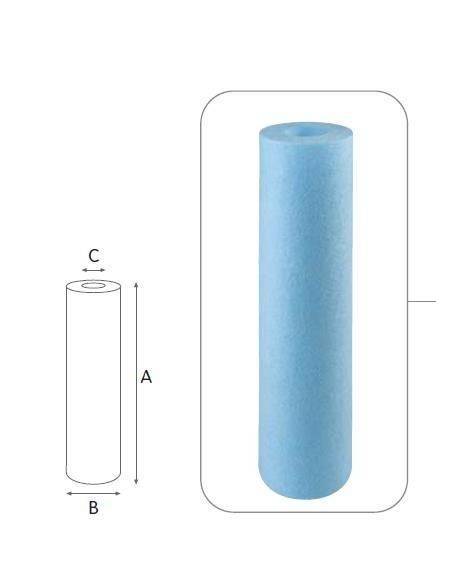 Filterski uložak CPP 10" Sanic SX 25 mcr