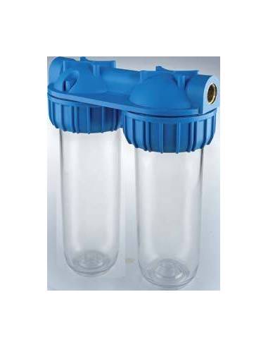 Filte za vodu DUPLEX plus 3P-SX-TS, 10'' dvostruko kućište, priključak 3/4"