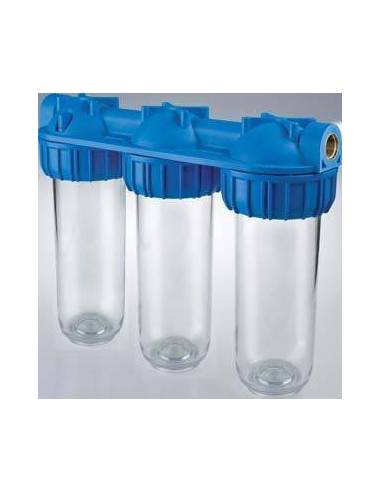 Filter za vodu TRIPLEX plus 3P-SX-TS, 10'' trostruko kućište, priključak 1''