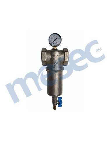 MESEC RBM-S 2", filter s ručnim ispiranjem, s manometrom