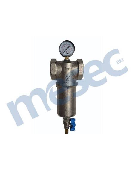 MESEC RBM-S 2", filter z ročnim izpiranjem, z manometrom