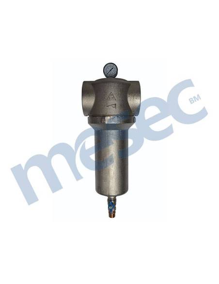 MESEC RBM-S 4", filter z ročnim izpiranjem, z manometrom
