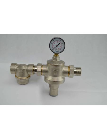 Rinox MM, 1" regulator tlaka, PN40, "anti-water hammer", s predfiltrom in manometrom