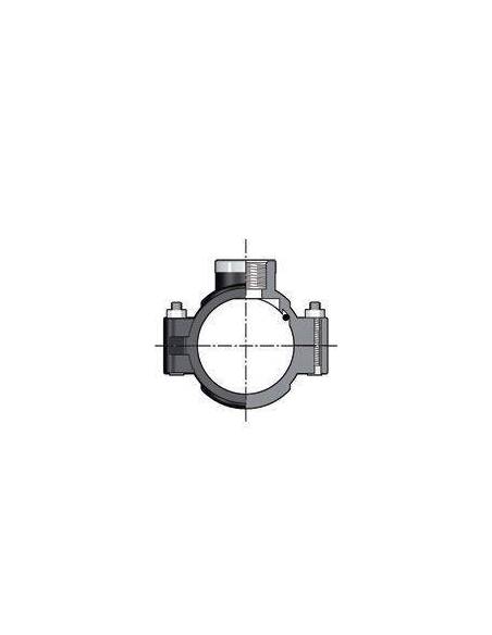 UFM, odcepno sedlo d40 x 1/2'' NN z ojačitvijo, PN10
