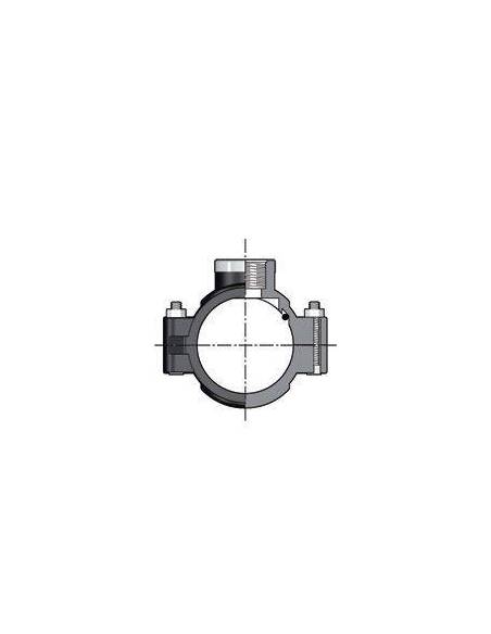 UFM, odcepno sedlo d63 x 1/2'' NN z ojačitvijo, PN10