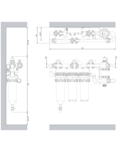 MESEC HVP-107Q UV, filterski i UV dezinfekcijski sustav