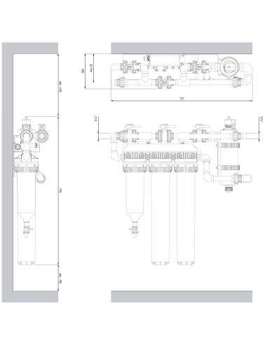 MESEC HVP-157Q UV, filtrirni in UV dezinfekcijski sistem