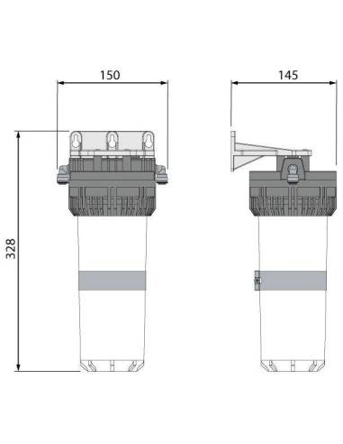 AQUA KRISTAL® AK30MPR, čistilnik za vodo z revitalizatorjem ABG