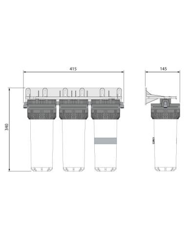 AQUA KRISTAL® AK330MPR-N+,čistilnik za pitno vodo z revitalizatorjem ABG