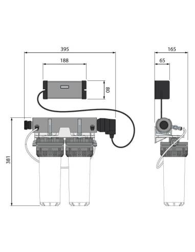 AQUA KRISTAL® AK520UV, čistilnik za pitno vodo z UV dezinfekcijskim sistemom