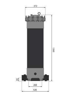 HPCF-9DC4 ''Multicartridge'' filter DN80, 9x40", PN6 2