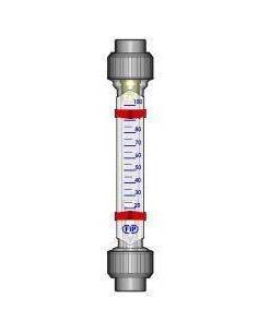 Rotameter FCIV, 1,5-15 l/h, d16, PSU, EPDM, PP črn