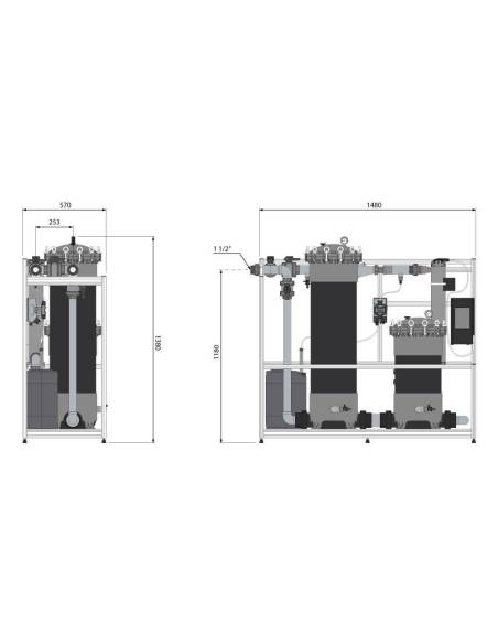 MESEC HVP-660Q UV, filtriranje, UV dezinfekcija + DezDos Pro