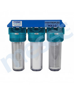 MESEC Triplex "MX10" Pro, vodni filter, priklop 1"