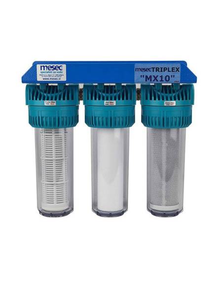 MESEC Triplex "MX10" Pro, vodni filter, priklop 1"