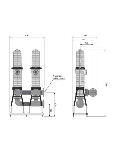 Vodni filter za toplotno črpalko voda-voda – ATČ-900 | MESEC