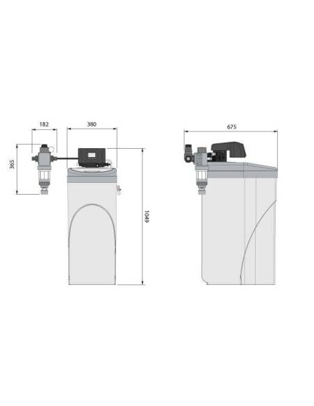 Filter za vodo - Mehčanje vode - HVP-5000-S iSoft | MESEC