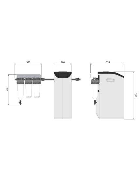 MESEC HVP-7500-K SmartSOFT Superior, kućna stanica za vodu