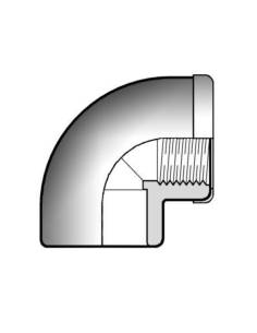 Koleno 90°, d25 x 3/4", PN16, 1x priklop lepljenje, 1x navoj