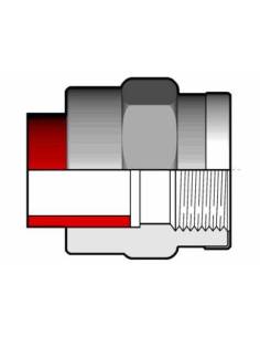 Spojka, d20 x 1/2", PN10, PP-H, 1x fuzijsko varjenje, 1x navoj
