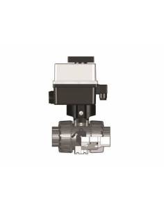 VKD/CE DualBlock(R), d63/DN50, PN,10, PVC-U Elektro proženi krogelni ventil