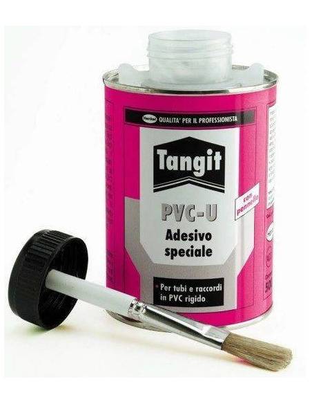 TANGIT 500g, ljepilo za PVC-U fitinge i cijevi, s kistom